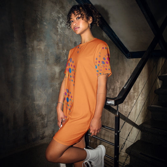 Half n Half T-shirt dress