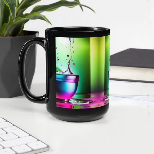 AI art Black Glossy Mug
