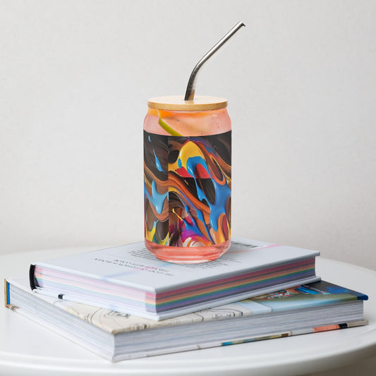 Can-shaped glass
