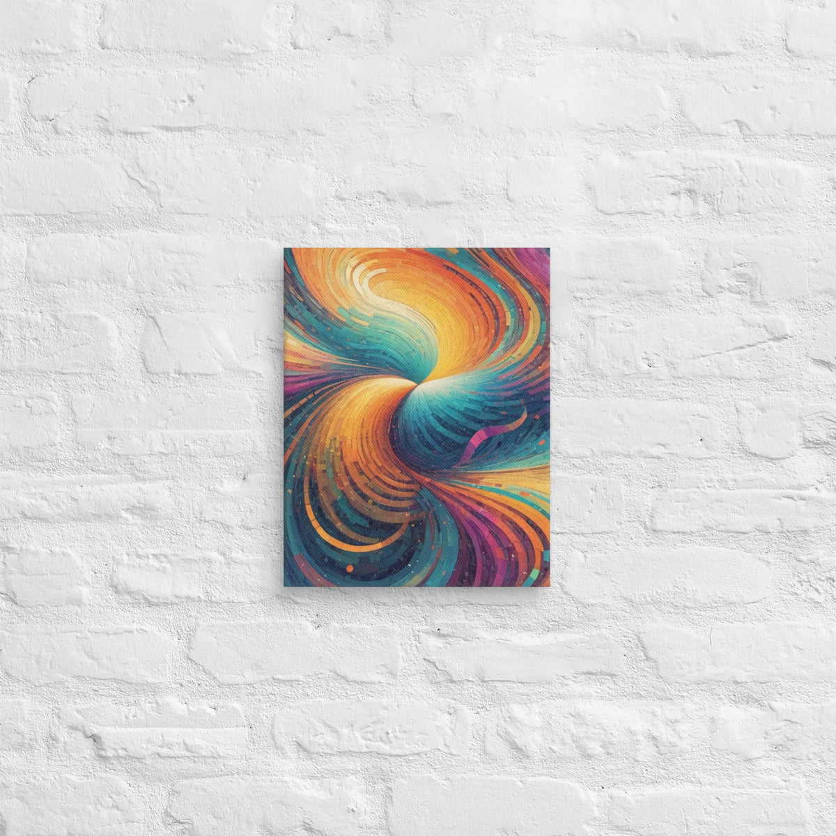 Abstract AI Art Canvas