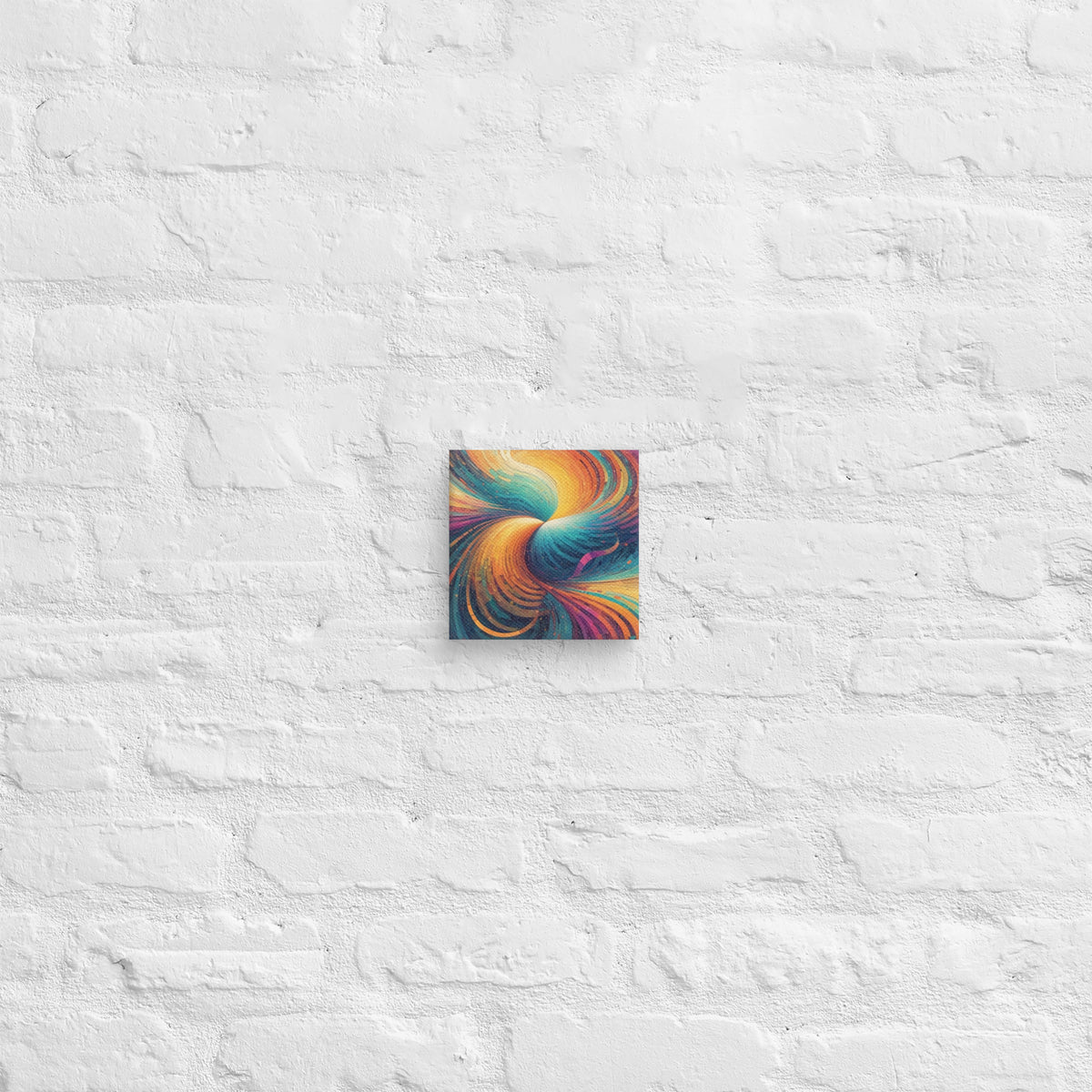 Abstract AI Art Canvas